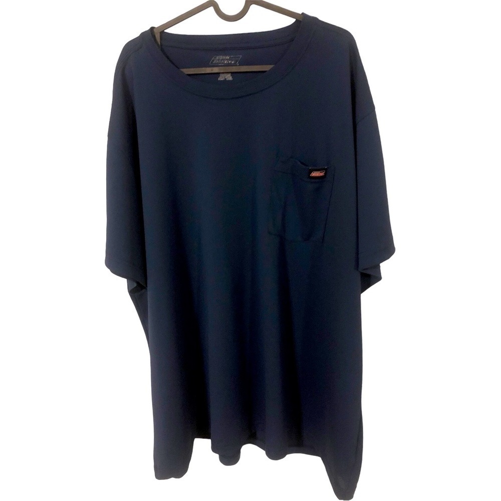 Dickies Genuine Work Dark Blue Short Sleeved 1 Pocket Big Tall Shirt 3XL